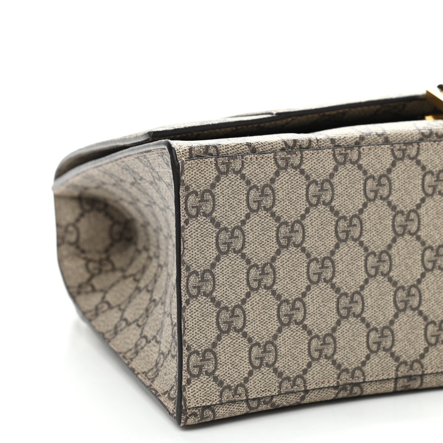 Balenciaga X GUCCI GG Supreme Monogram Medium Hourglass Top Handle Bag Beige Ebony 9 of 11