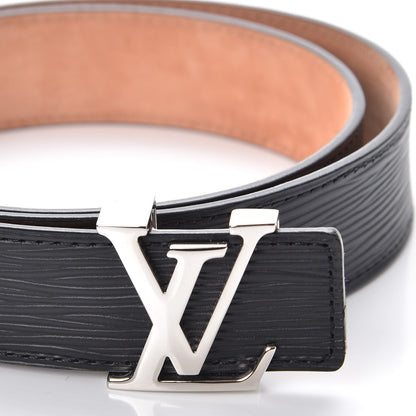 Louis Vuitton Epi 30mm LV Initiales Belt 85 34 Black 4 of 10