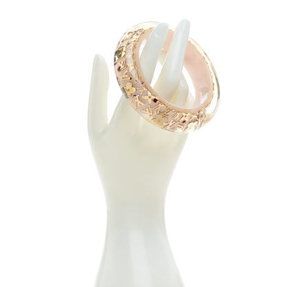 Louis Vuitton Resin Swarovski Medium Inclusion Bracelet GM Rose 2 of 3