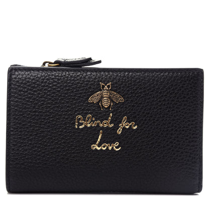 Gucci Calfskin Cellarius Blind For Bi-Fold Wallet Black 1 of 7