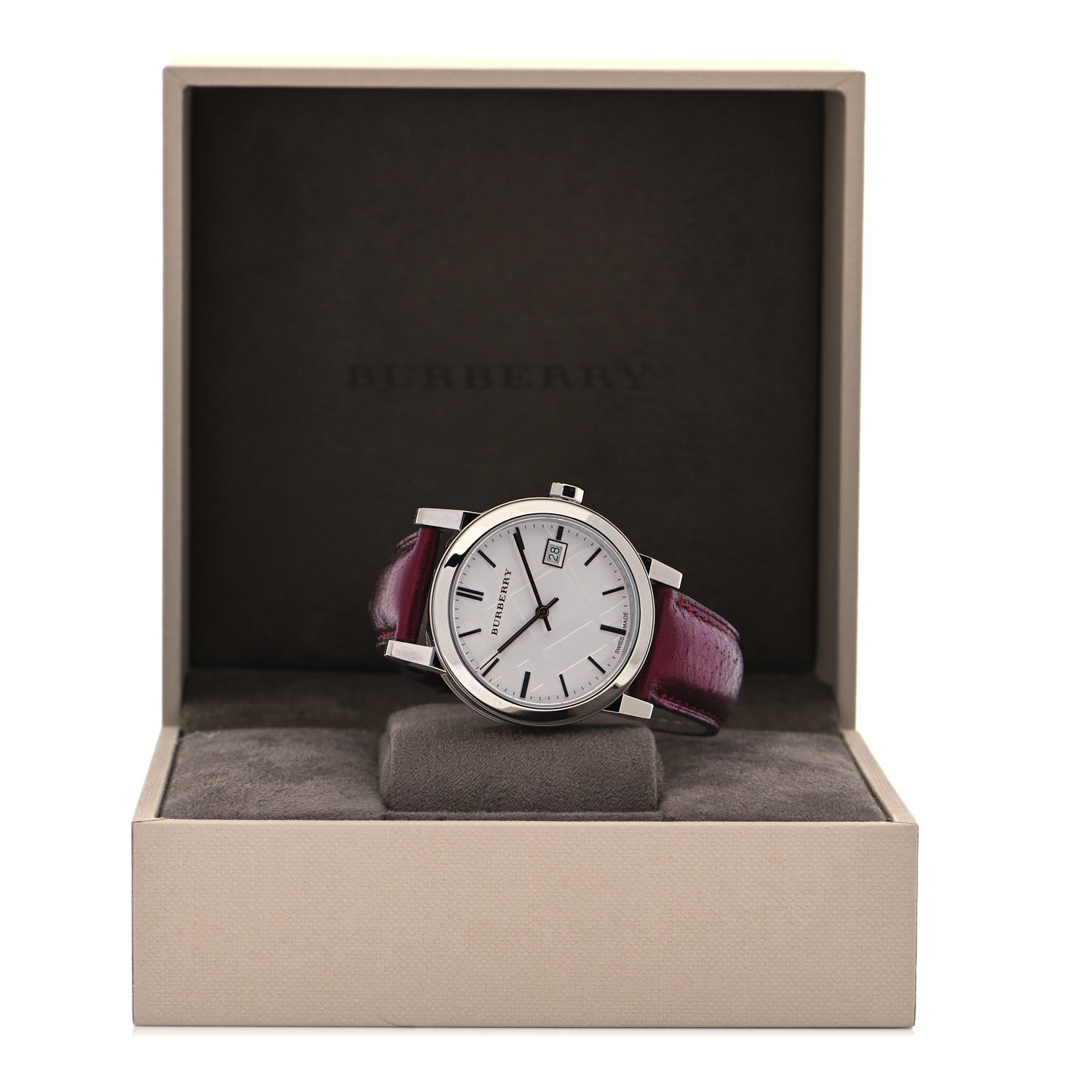 Burberry Stainless Steel Calfskin 34mm The City Quartz Watch BU9123 5 of 5