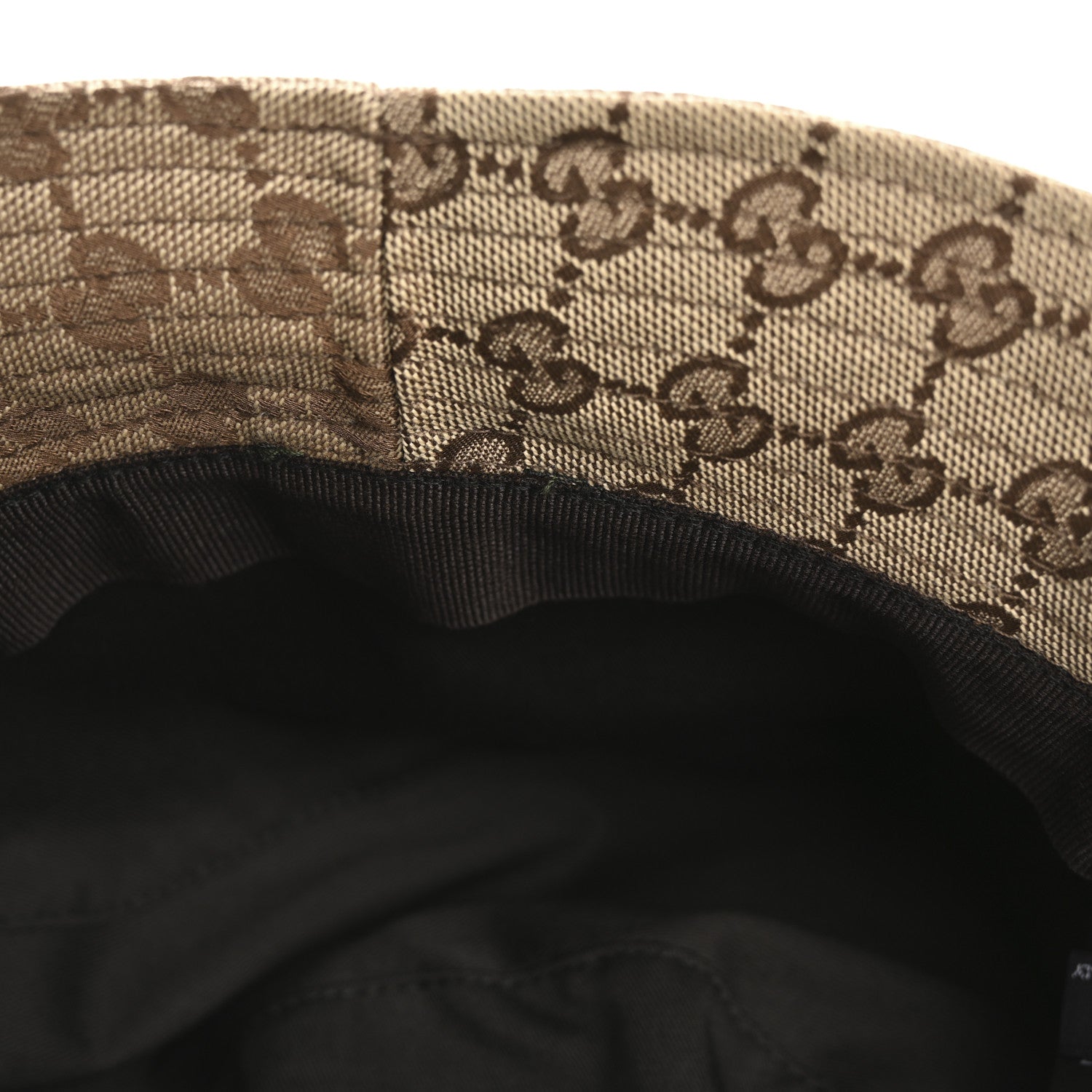 Gucci Monogram Web Bucket Hat L Brown Brown 9 of 11