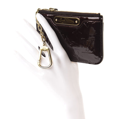 Louis Vuitton Vernis Key Pouch Amarante 2 of 6