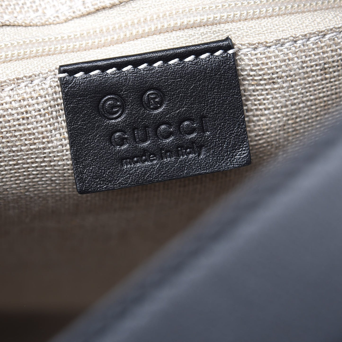 Microguccissima Shoulder Bag Black