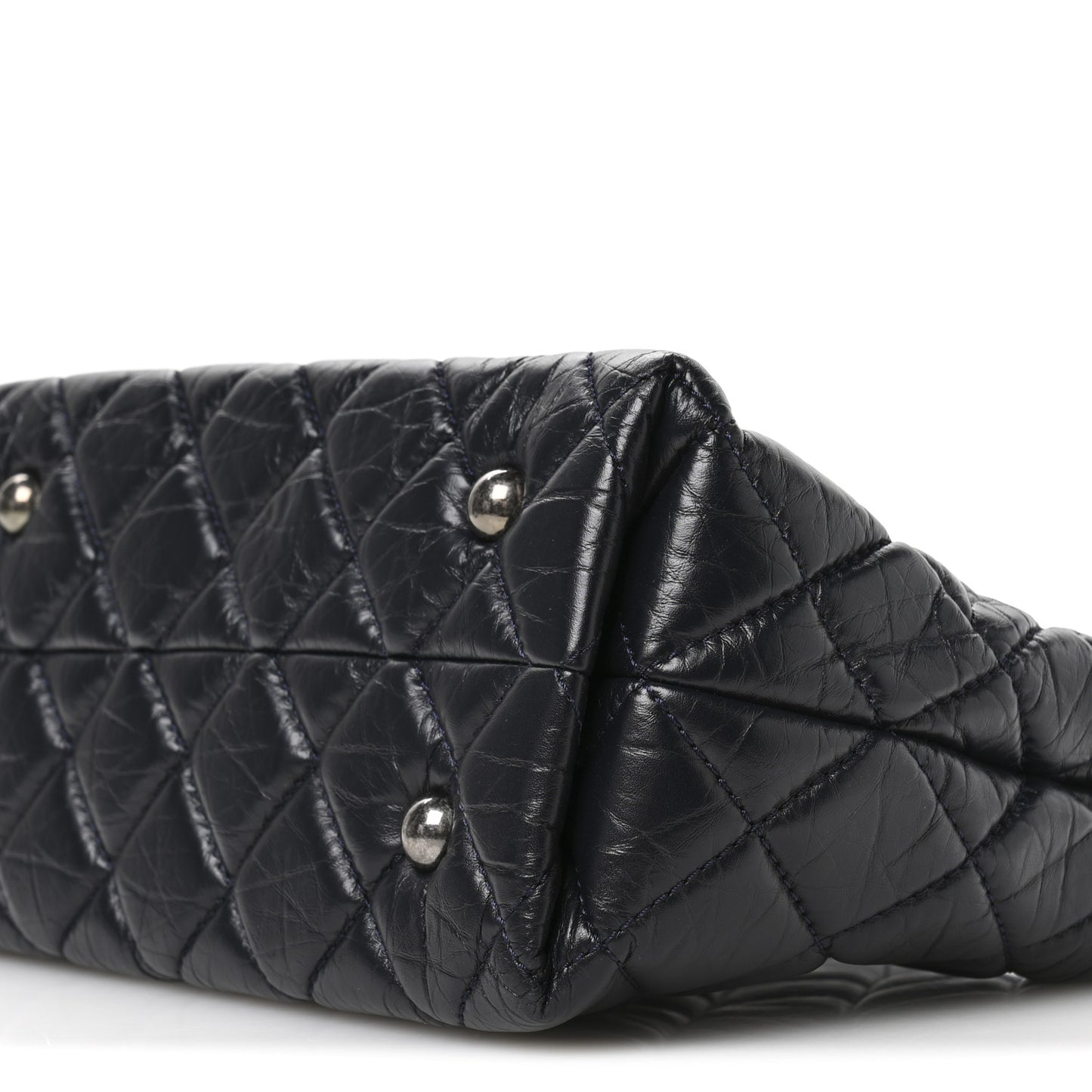 Aged Calfskin Quilted Reissue 2.55 Tote Black