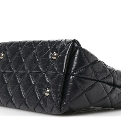 Chanel Aged Calfskin Quilted Reissue 2.55 Tote Black 10 of 11
