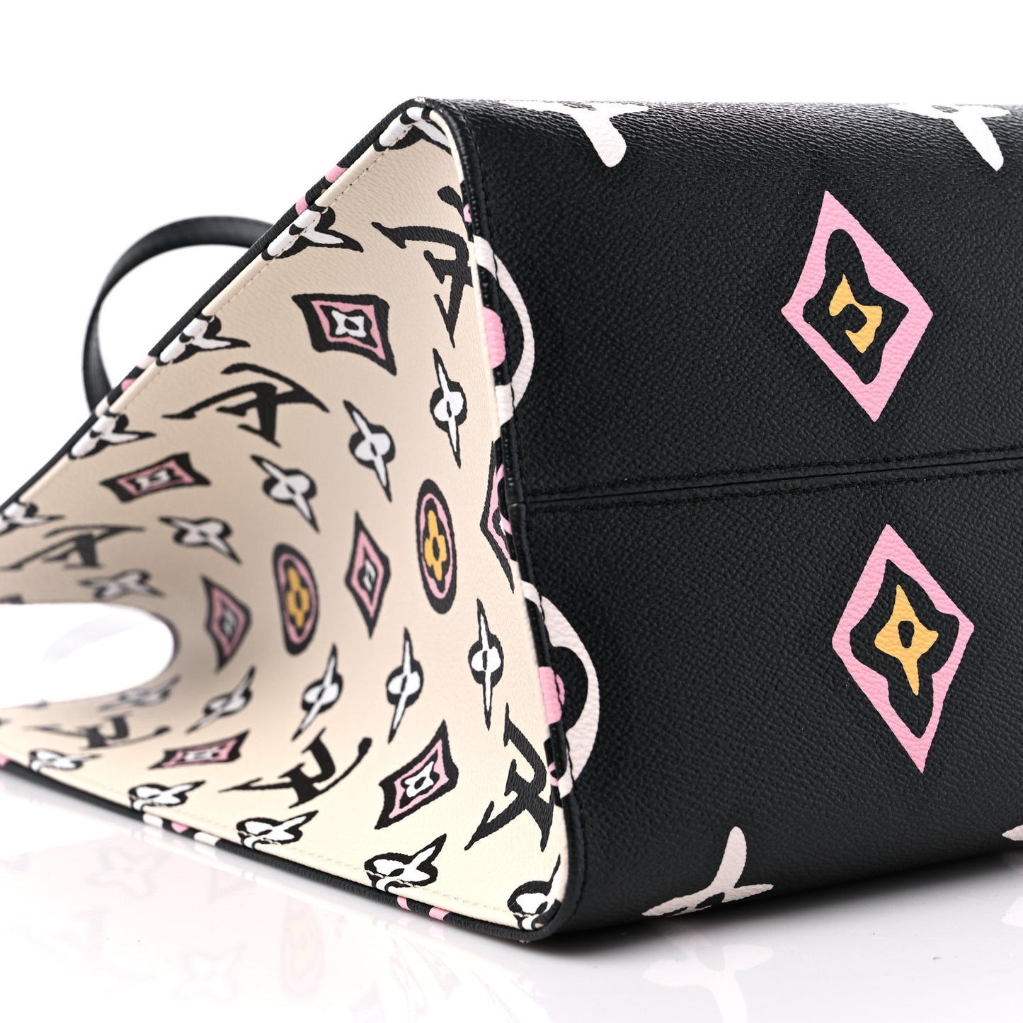Monogram Giant Wild At Heart Onthego GM Black
