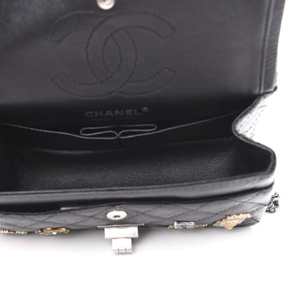 Chanel Aged Calfskin Lucky Charms 2.55 Reissue 224 Flap Black 5 of 11