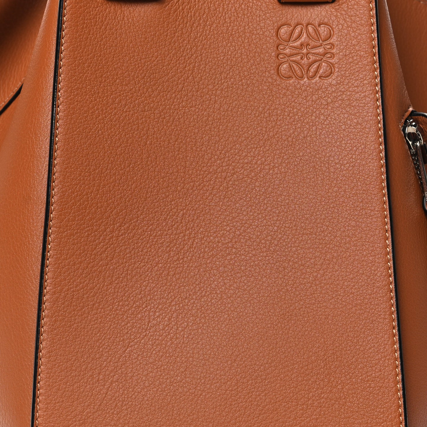 Calfskin Small Hammock Shoulder Bag Tan