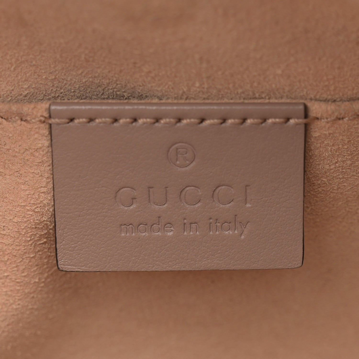 Gucci Calfskin Matelasse Mini GG Marmont Chain Shoulder Bag Porcelain Rose 6 of 14