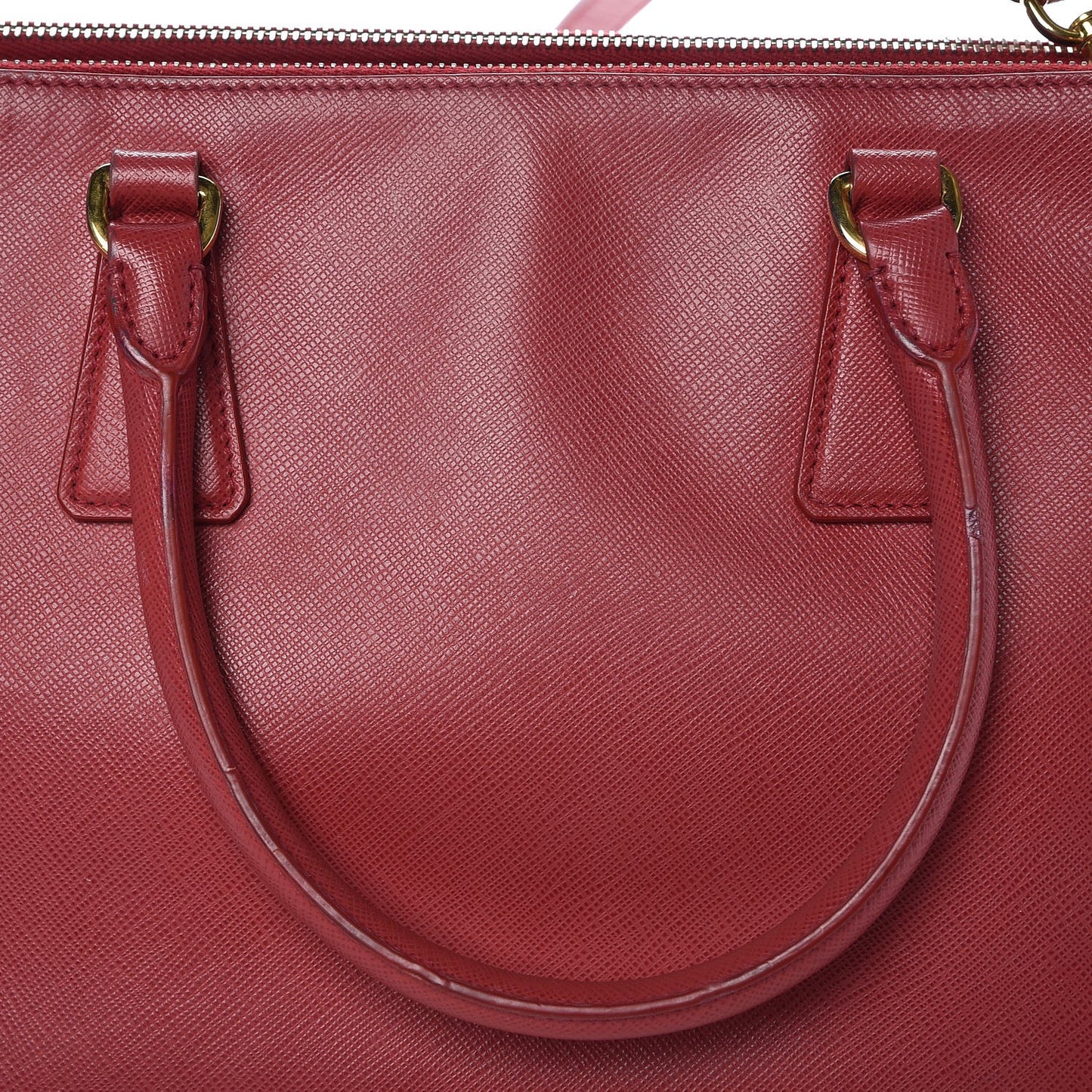 Saffiano Small Galleria Double Zip Tote Peonia
