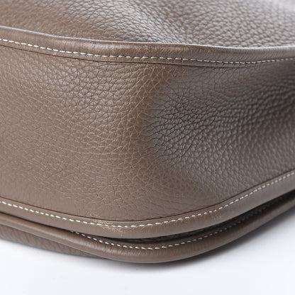 Hermes Taurillon Clemence Evelyne III GM Etoupe 10 of 20