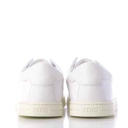 Fendi Vitello FF Rockoclick Slip On Sneakers 40 White 5 of 11