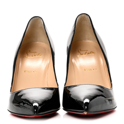 Christian Louboutin Patent Pigalle Follies 85 Pumps 39 Black 3 of 9