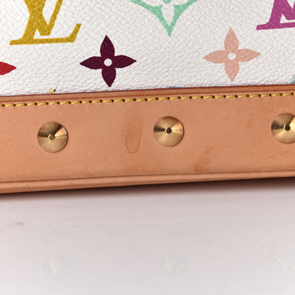 Louis Vuitton Monogram Multicolor Alma White 6 of 7