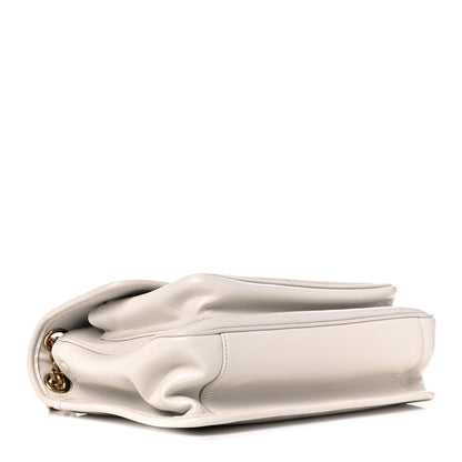 Saint Laurent Lambskin Matelasse Monogram Medium Niki Chain Satchel Ivory 4 of 19
