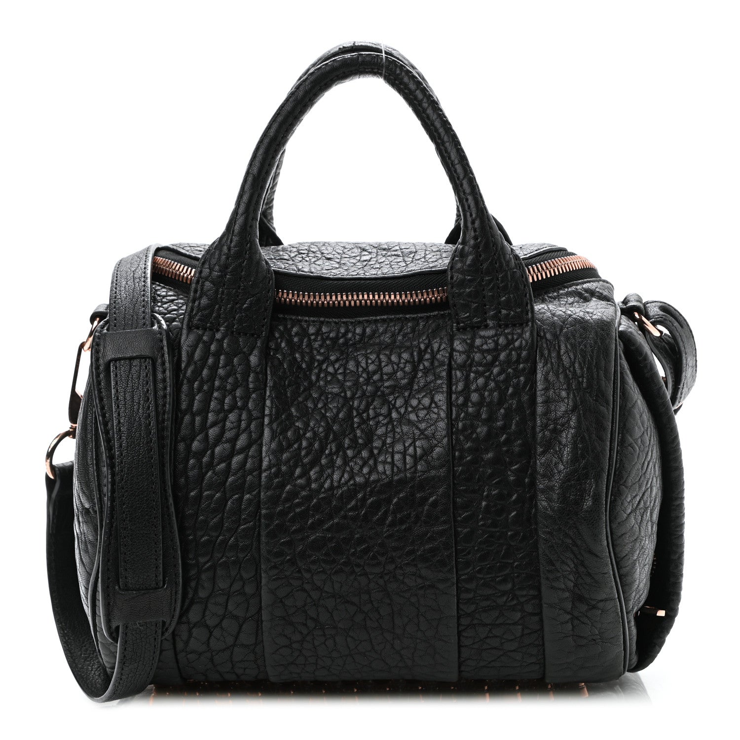 Alexander Wang Pebbled Lambskin Mini Rockie Black Rose Gold Hardware 1 of 12