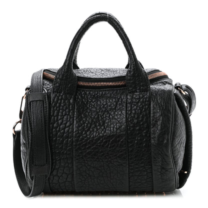Alexander Wang Pebbled Lambskin Mini Rockie Black Rose Gold Hardware 1 of 12