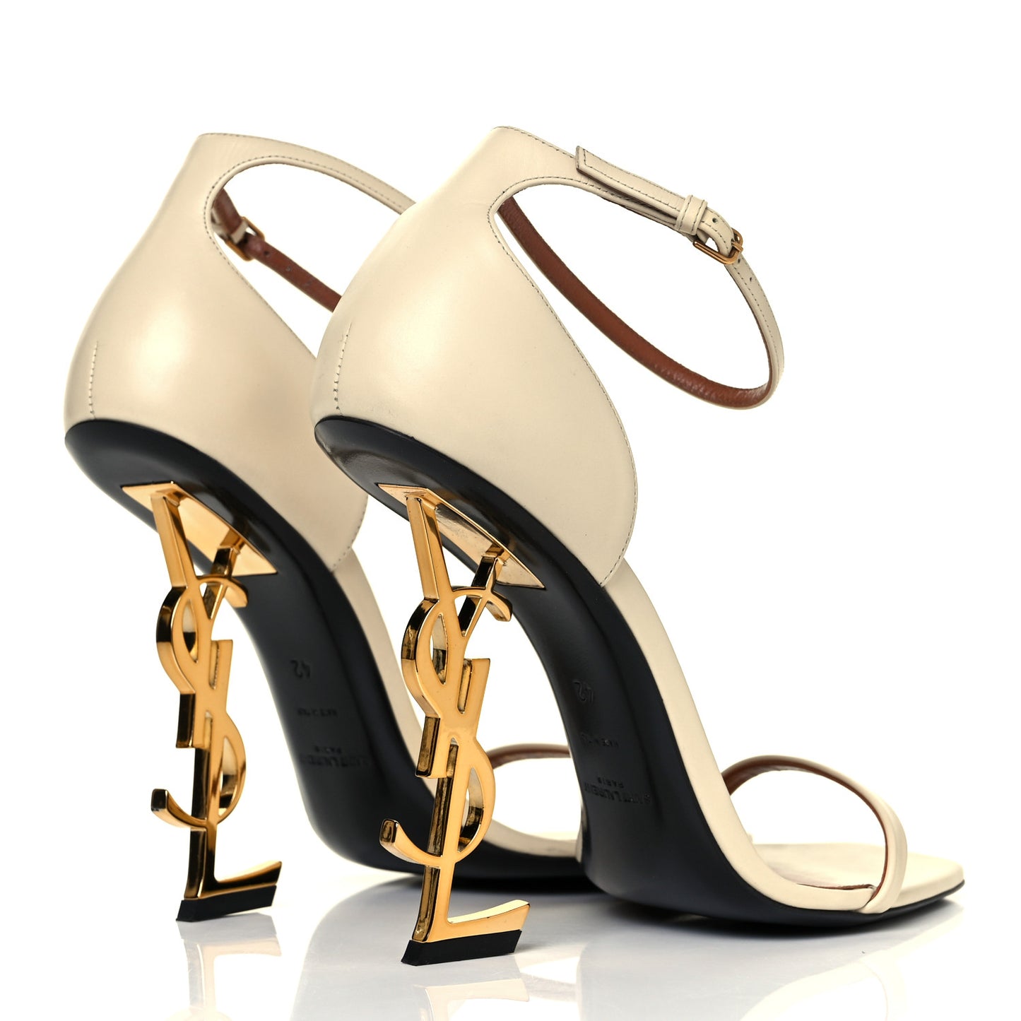 Calfskin Opyum Sandals 42 Real Beige