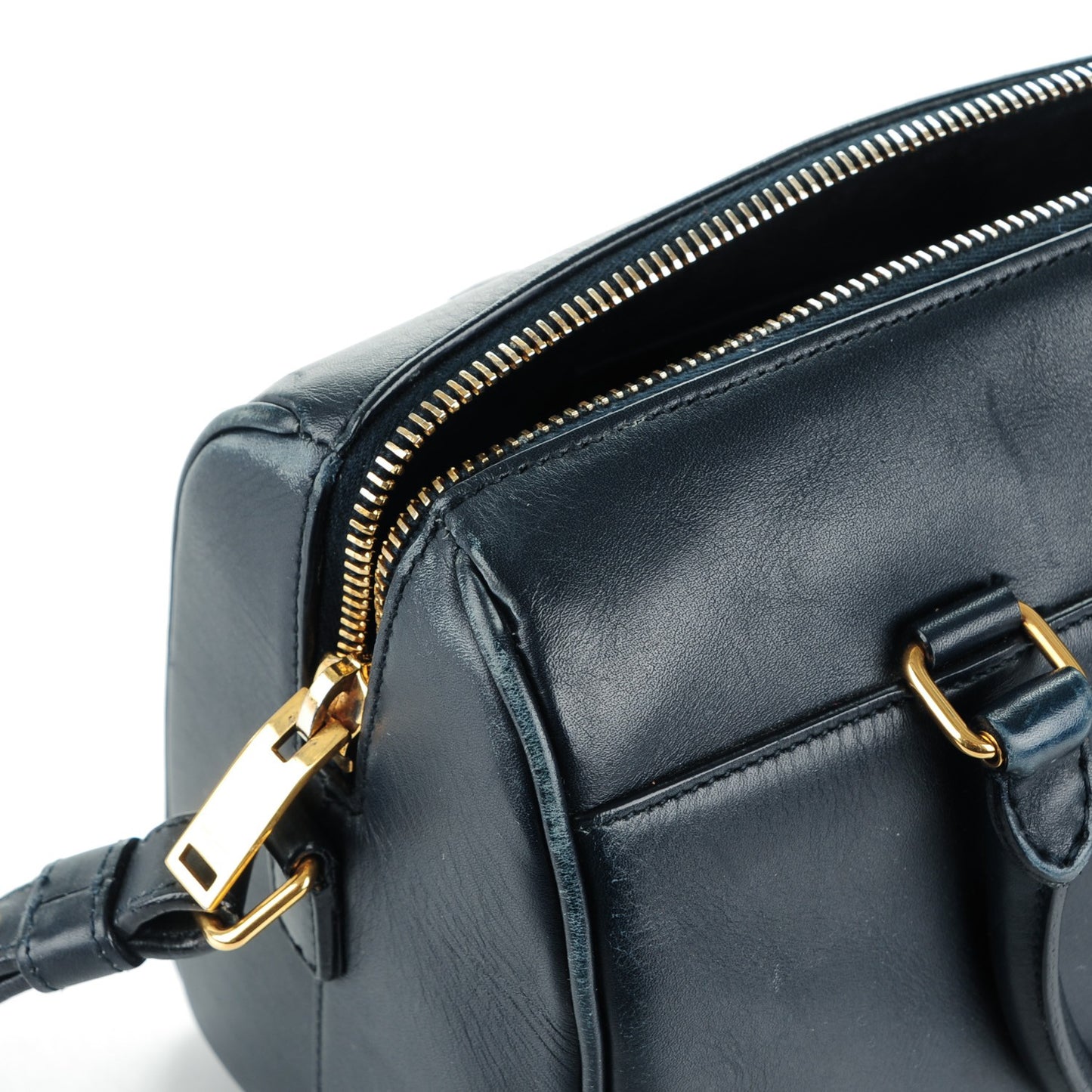 Calfskin Classic Baby Duffle Marine