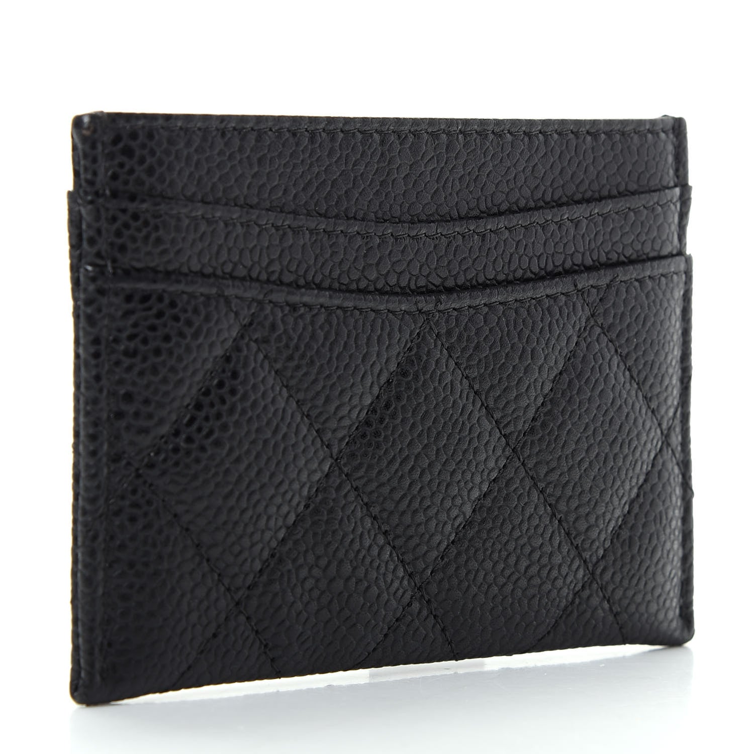 Chanel Caviar Quilted Card Holder Black 3 of 9