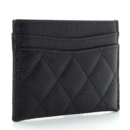 Chanel Caviar Quilted Card Holder Black 3 of 9