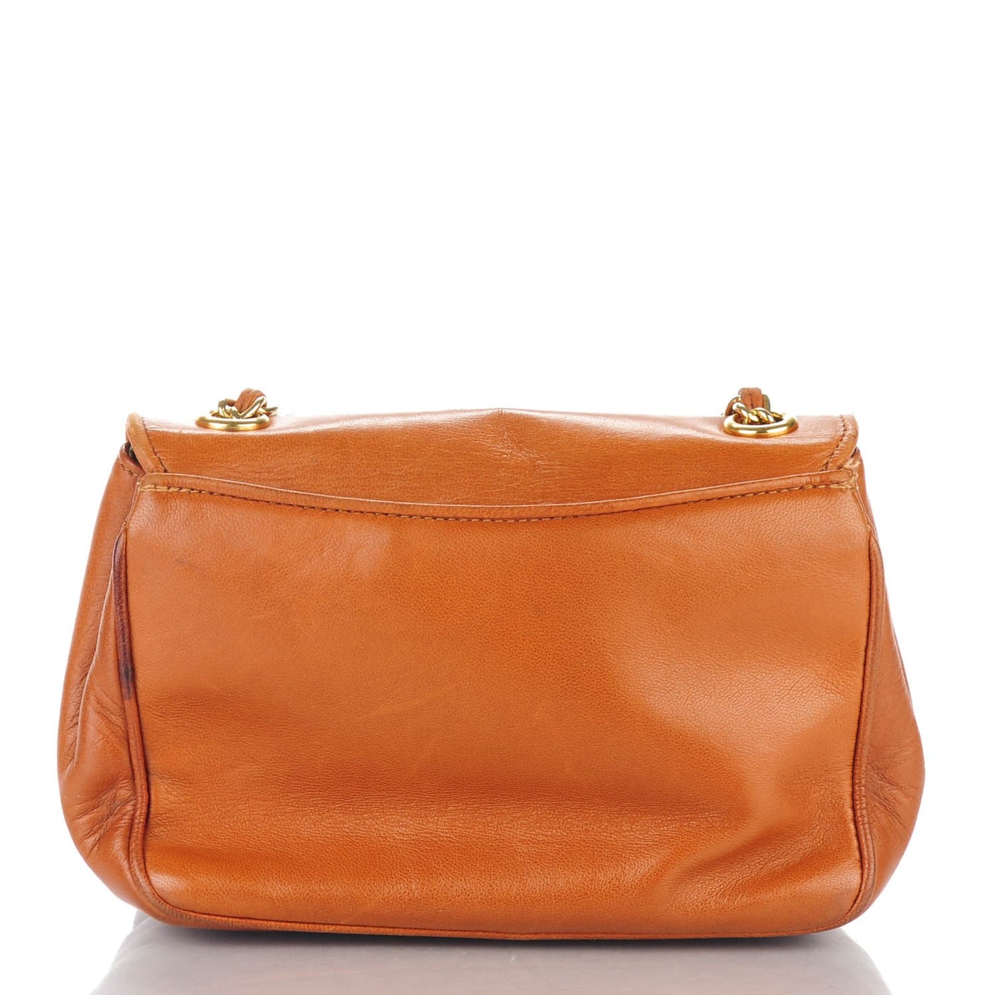Lambskin Small CC Flap Brown