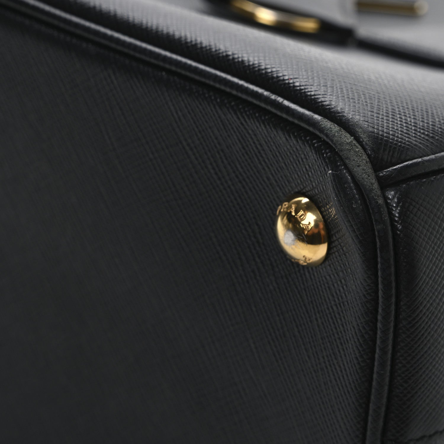 Prada Saffiano Lux Small Galleria Double Zip Tote Black 10 of 11
