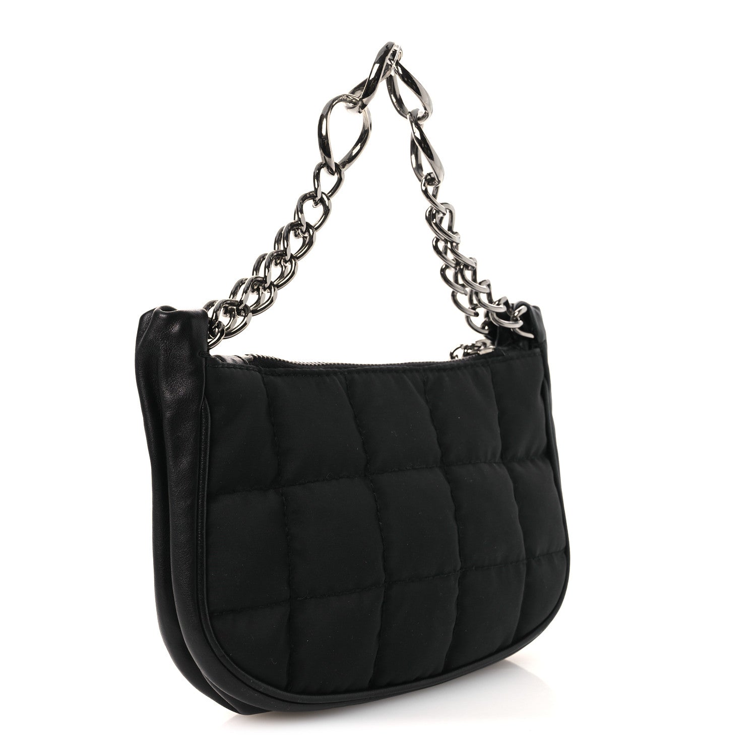 Chanel Nylon Chocolate Bar Mini Bag Black 2 of 11