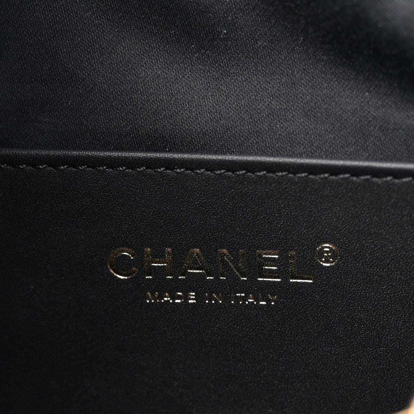 Washed Denim Quilted Mini Chanel 25 Handbag Black