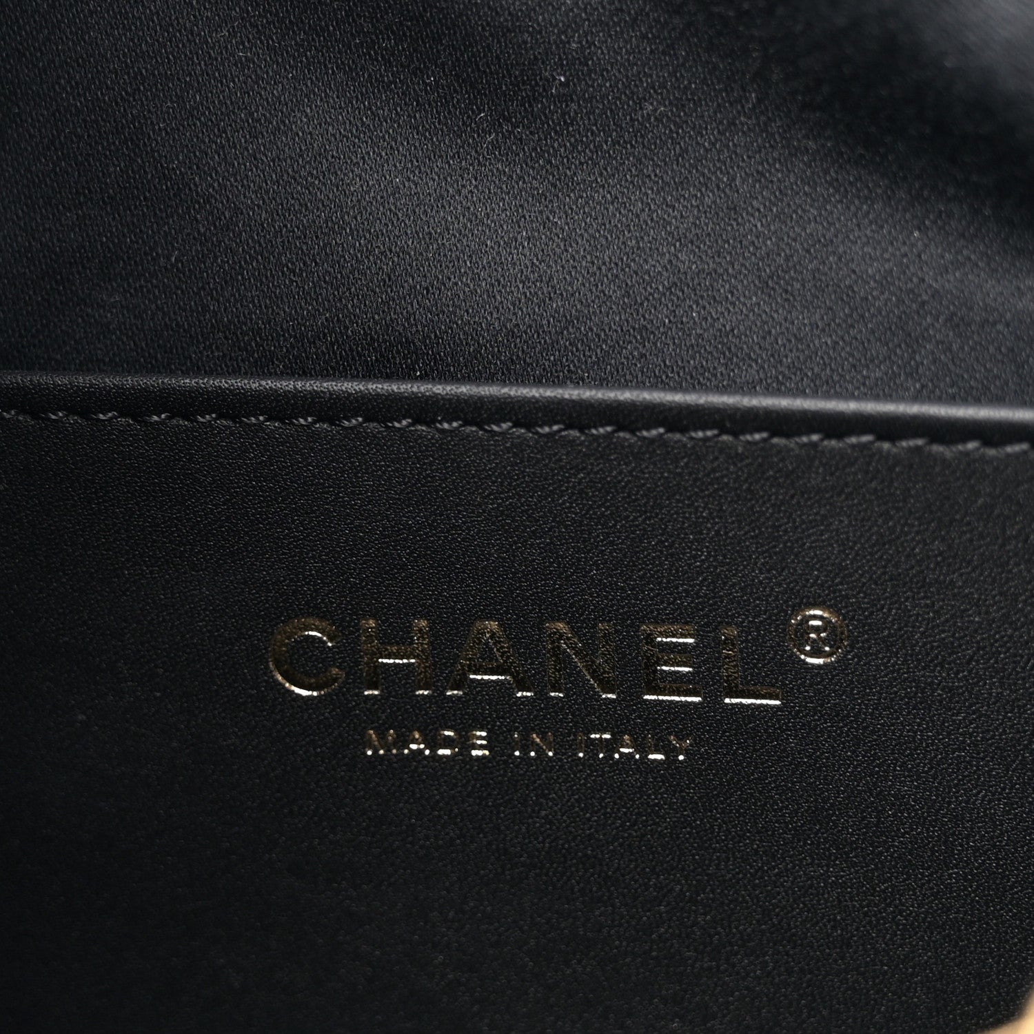 Chanel Washed Denim Quilted Mini Chanel 25 Handbag Black 6 of 11