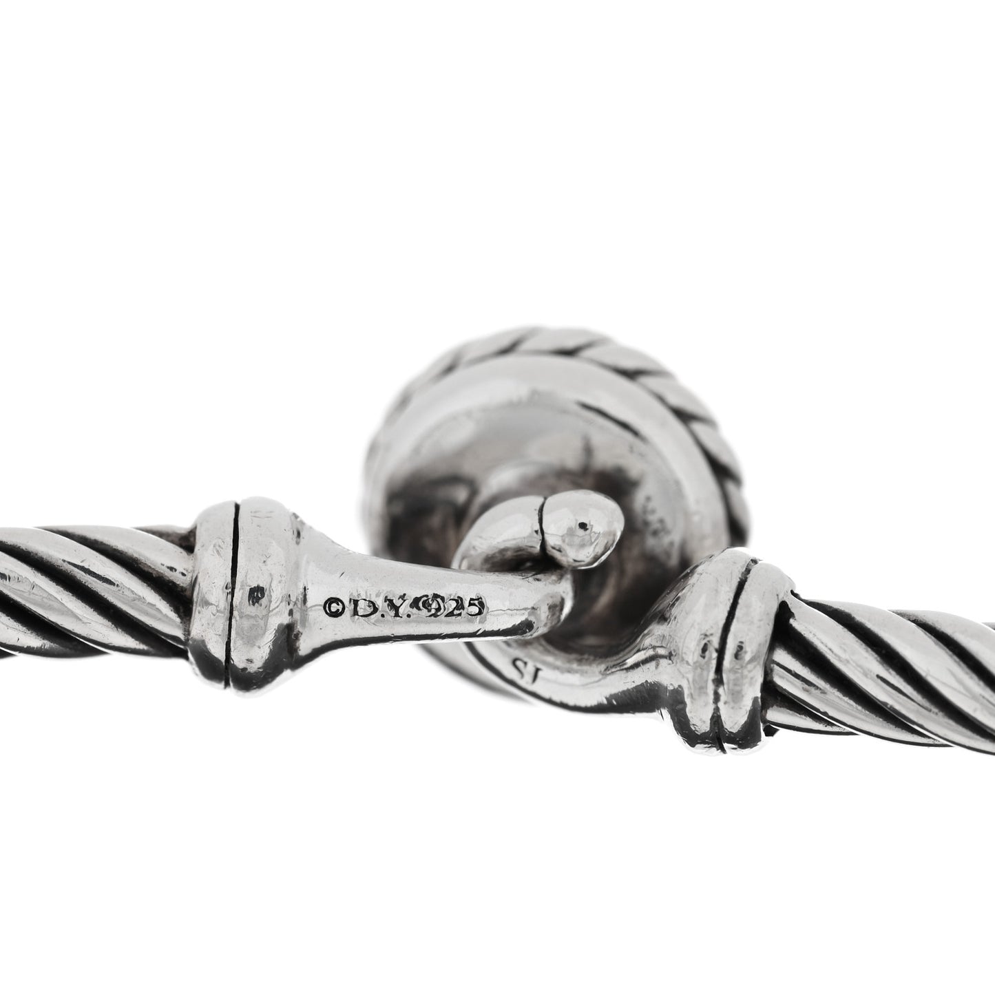 Sterling Silver Diamond 3mm Chatelaine Bracelet