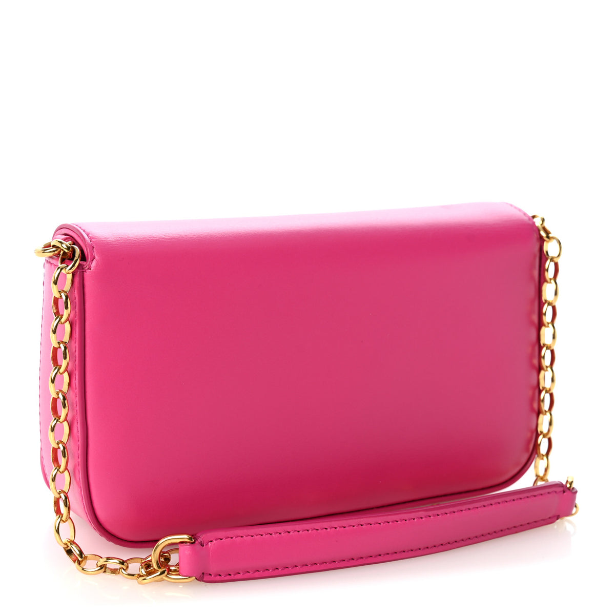 Dolce & Gabbana DOLCE GABBANA Calfskin DG Girls Phone Shoulder Bag Hot Pink 3 of 9
