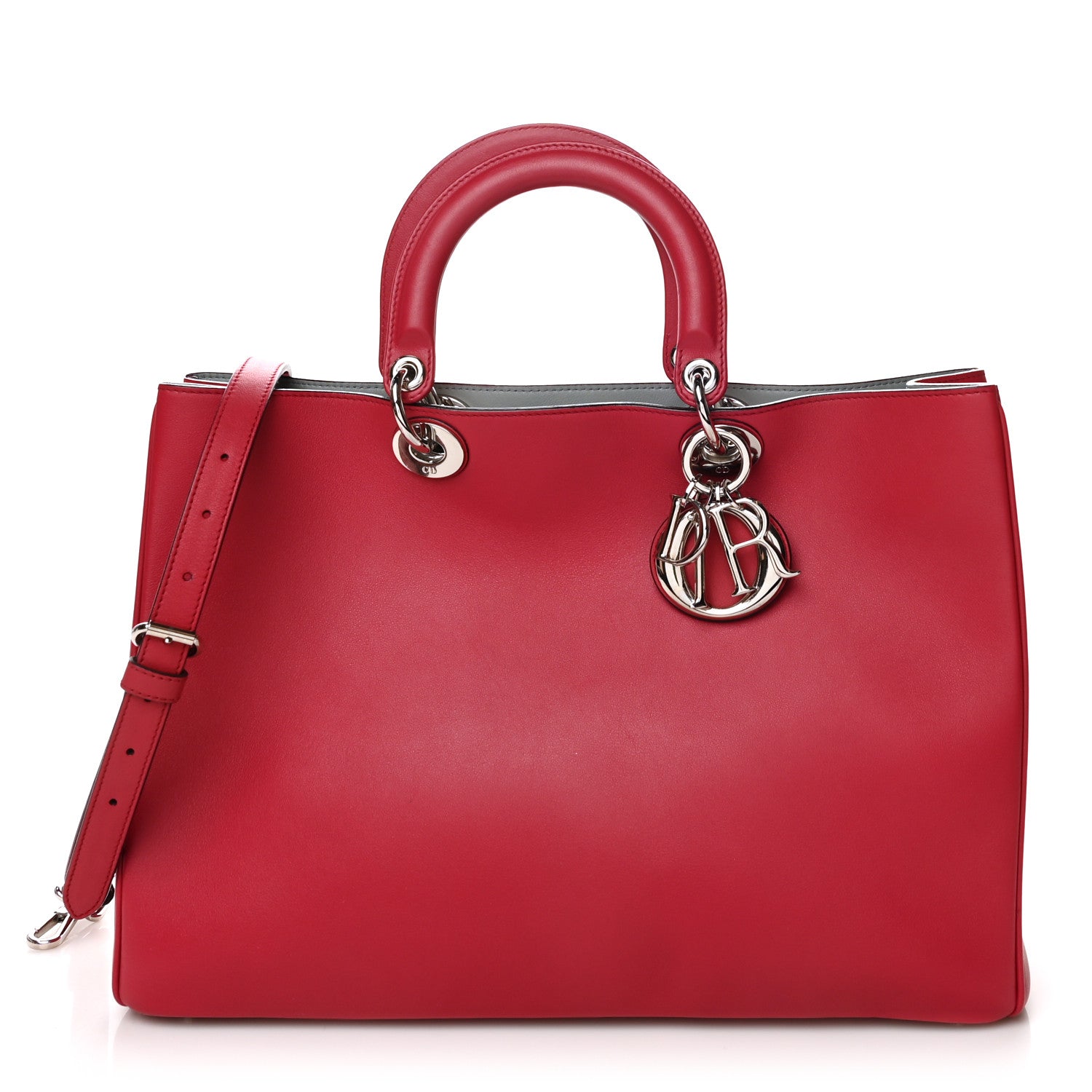 Christian Dior Bullcalf Large Diorissimo Bag Toxic Purple 3 of 12
