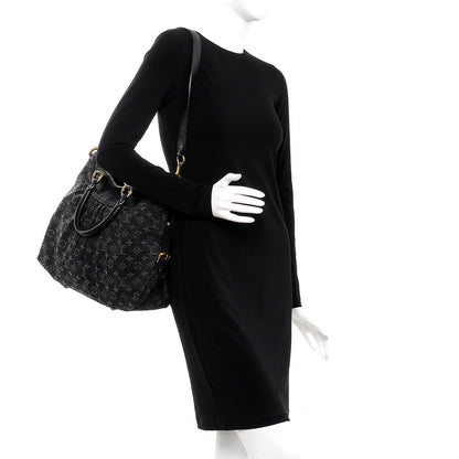 Louis Vuitton Denim Neo Cabby GM Black 2 of 9