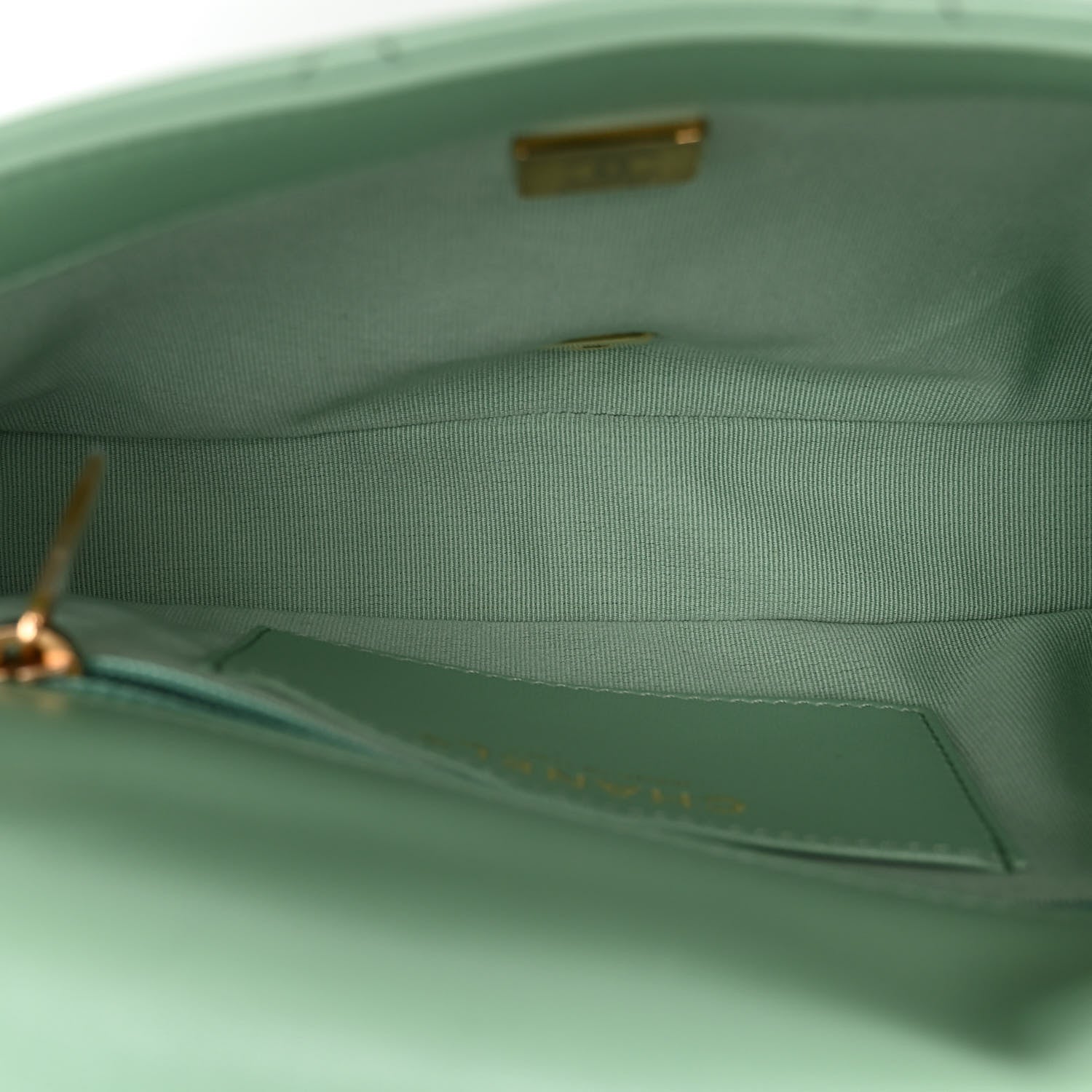 Chanel Lambskin Quilted Small Funky Town Flap Light Green 5 of 11