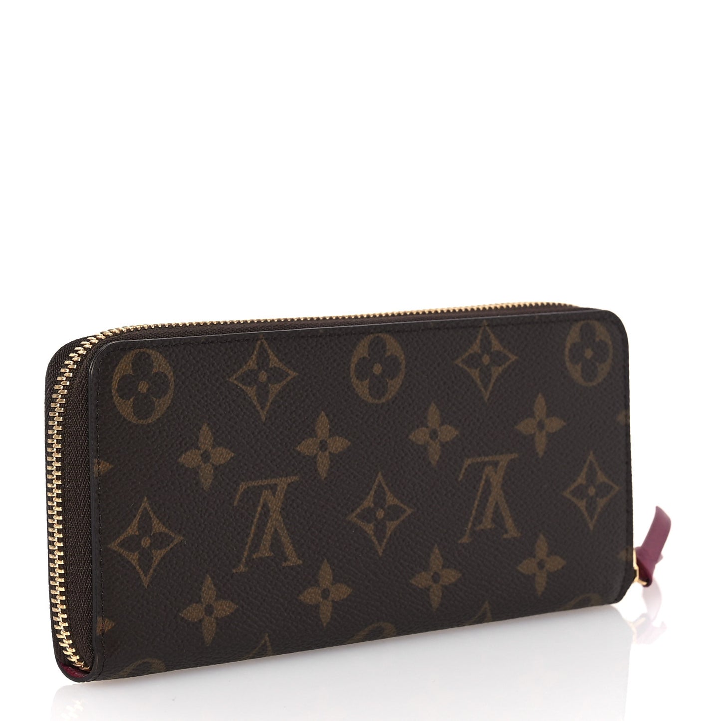 Monogram Clemence Wallet Fuchsia