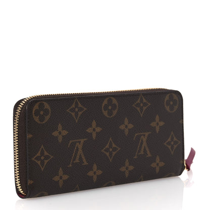 Louis Vuitton Monogram Clemence Wallet Fuchsia 3 of 11
