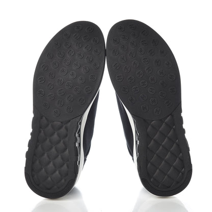 Chanel Lycra CC Sneakers 40 Black 5 of 9
