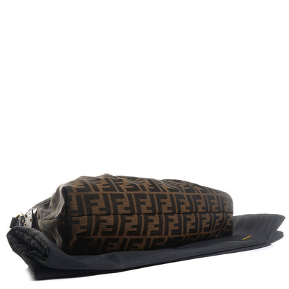Fendi Zucca Cuoio Lucido Chef Hobo Tobacco Moro 4 of 9