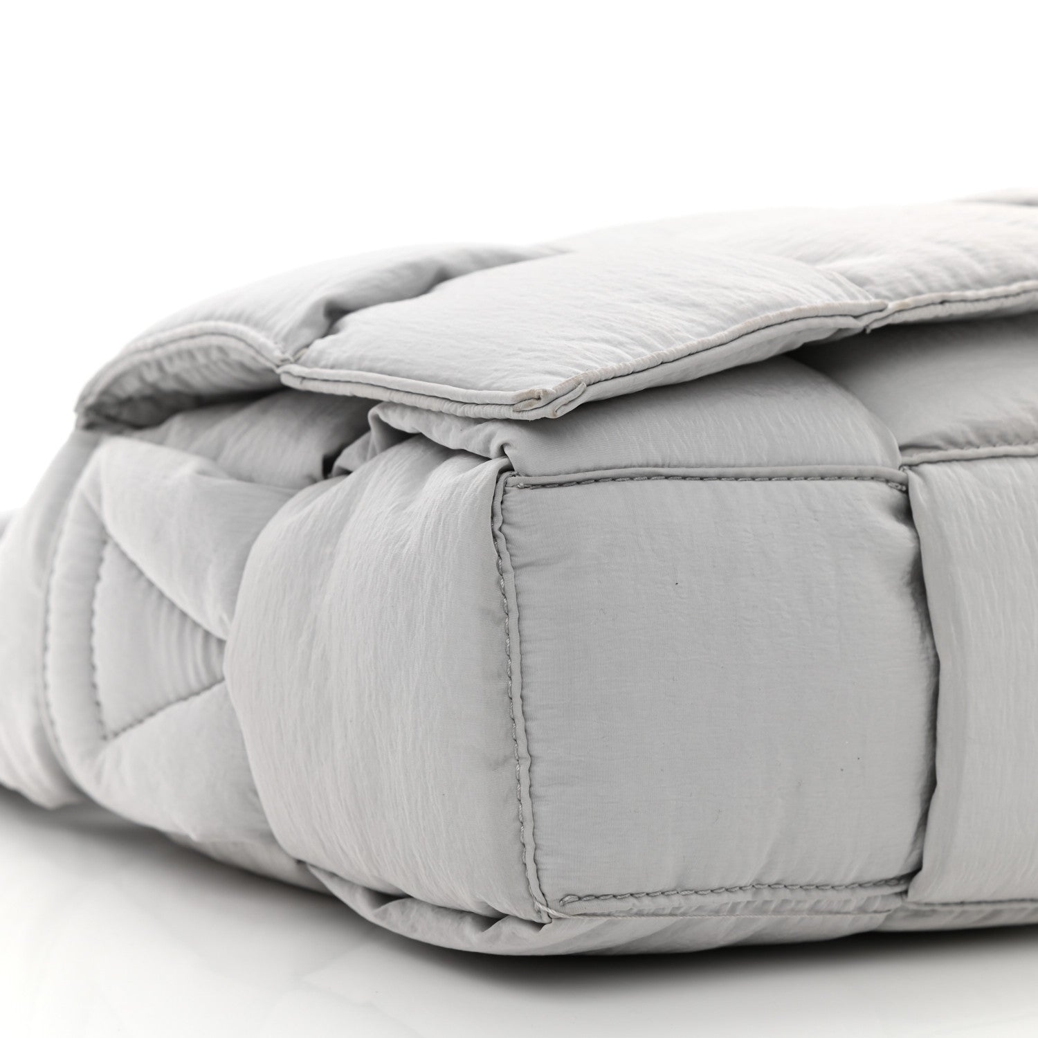 Bottega Veneta Nylon Intrecciato Padded Tech Cassette Bag Frost 11 of 15