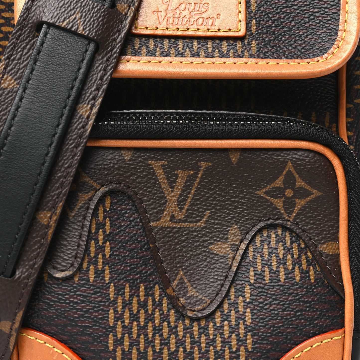 X NIGO Giant Damier Ebene Monogram Nano Amazone Messenger