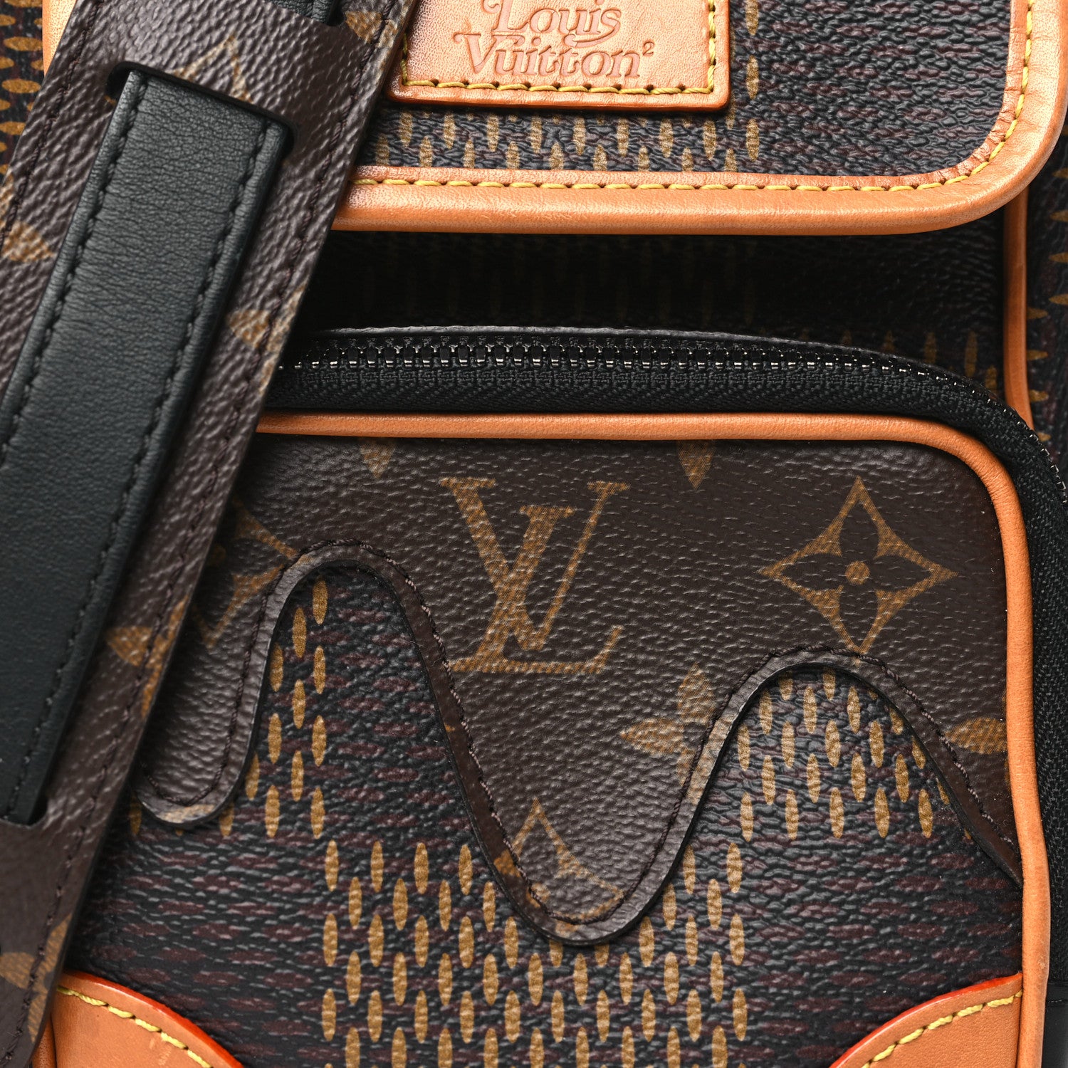 Louis Vuitton X NIGO Giant Damier Ebene Monogram Nano Amazone Messenger 8 of 10