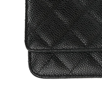 Chanel Caviar Quilted Wallet On Chain WOC Black 7 of 11
