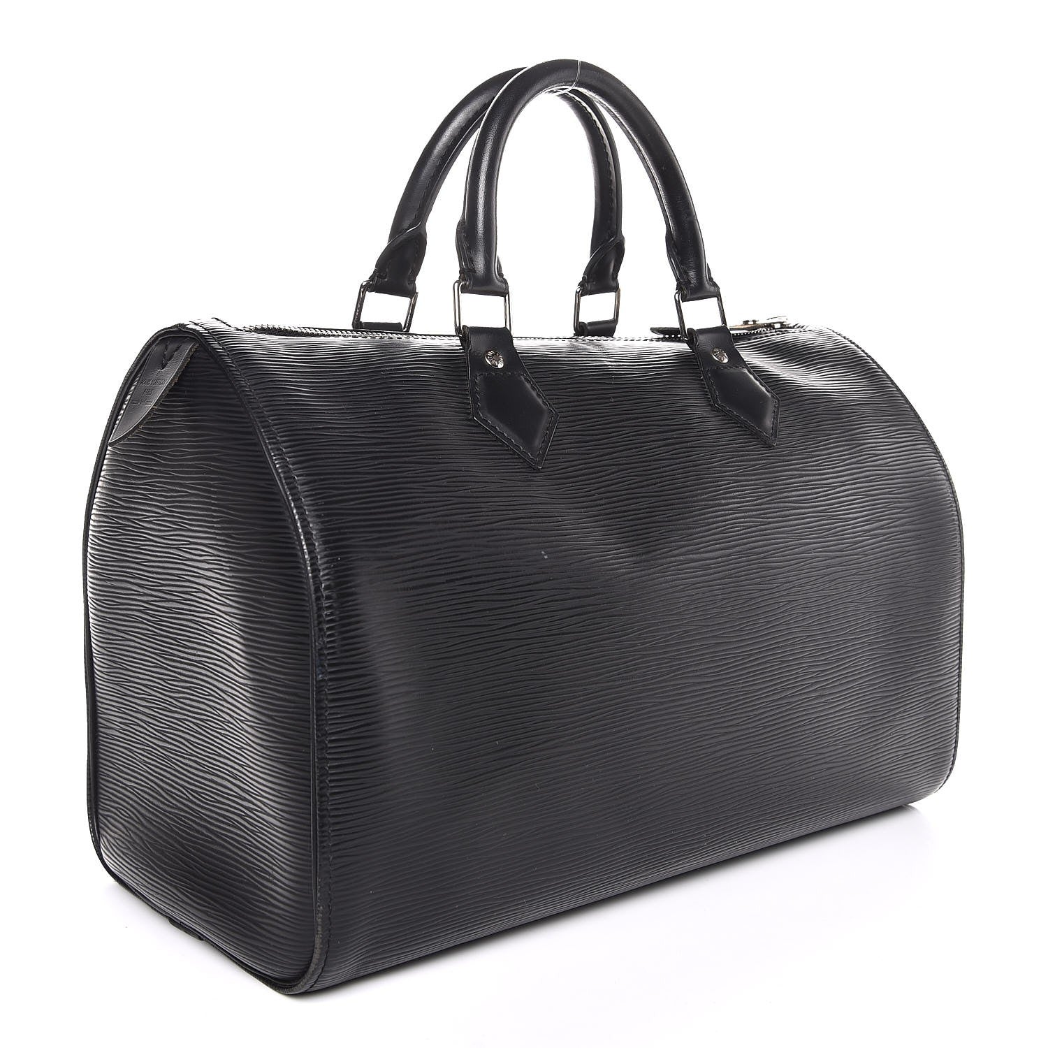 Louis Vuitton Epi Speedy 30 Black 3 of 7