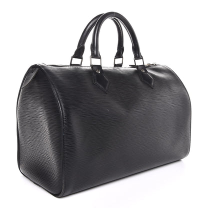 Louis Vuitton Epi Speedy 30 Black 3 of 7