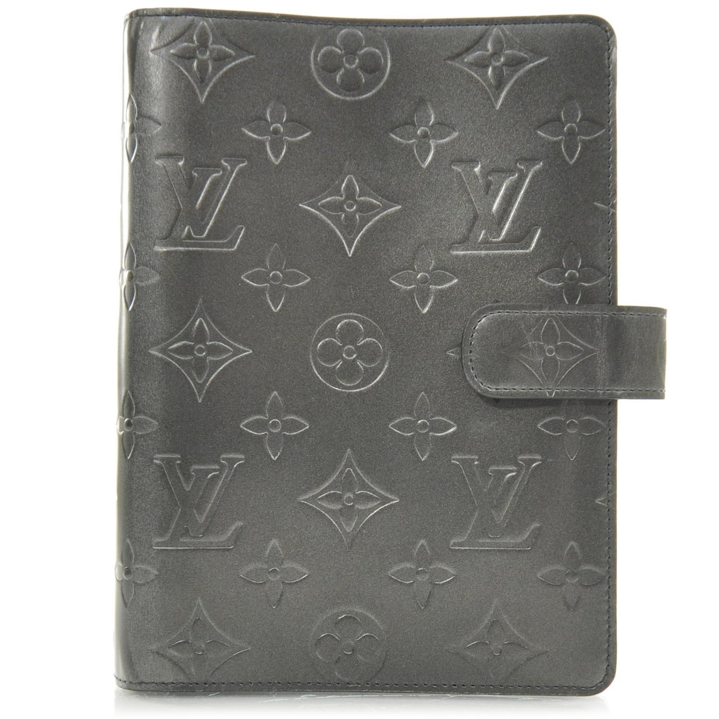 Mat Monogram Medium Ring Agenda Black