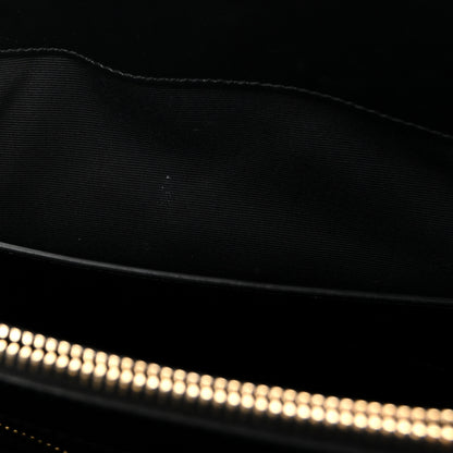 Saint Laurent Calfskin Y Quilted Monogram Large Loulou Shopper Black 12 of 12