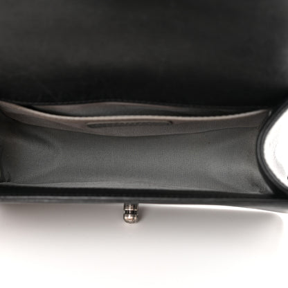Chanel Calfskin Double Stitch Small Boy Flap Black 5 of 16
