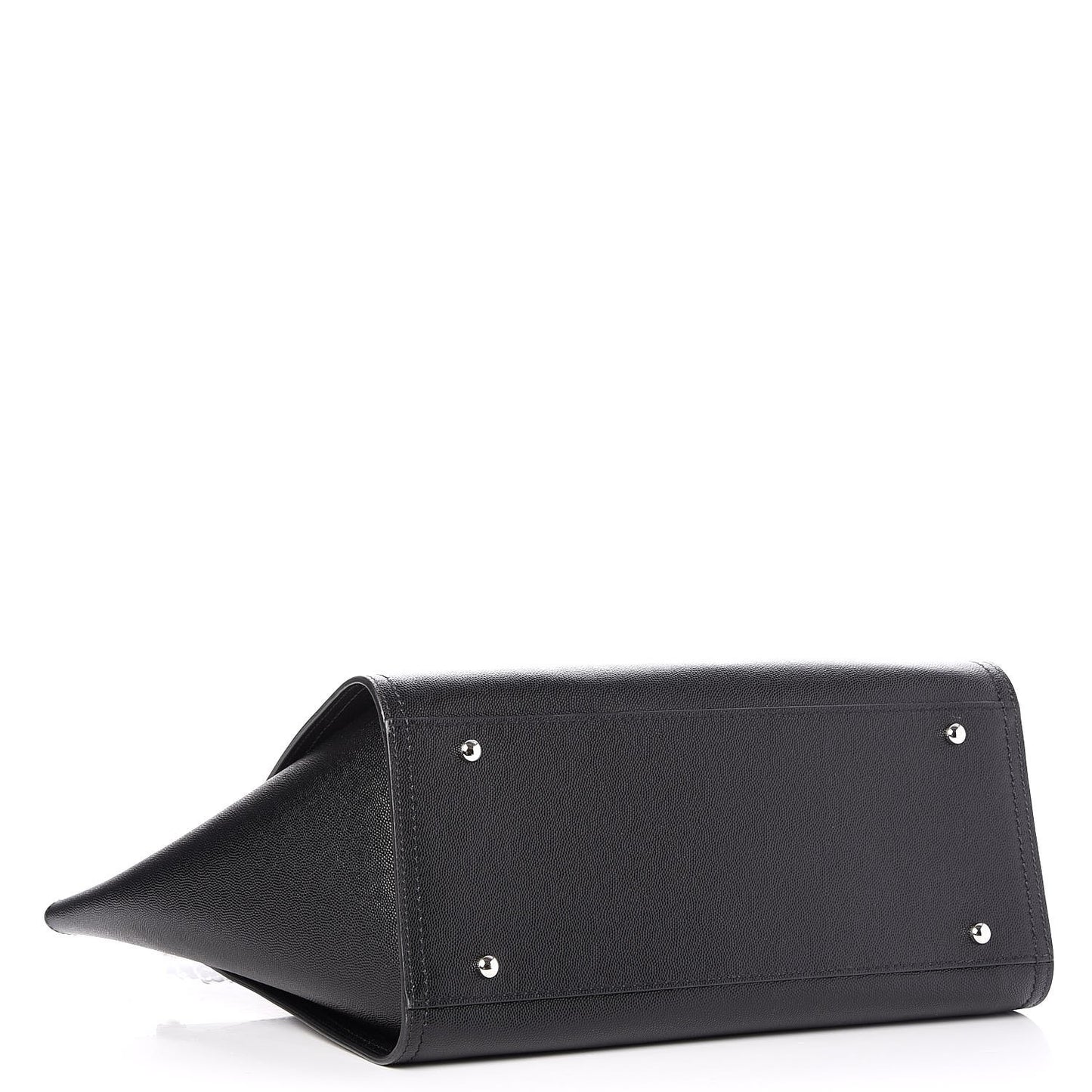 Caviar Small Studded Deauville Tote Black